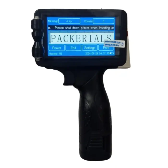 imd6m portable inkjet batch printer Packerials